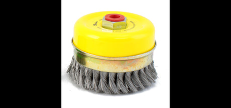 100Mm Skirted Wire Brush 14Mm X 2Mm