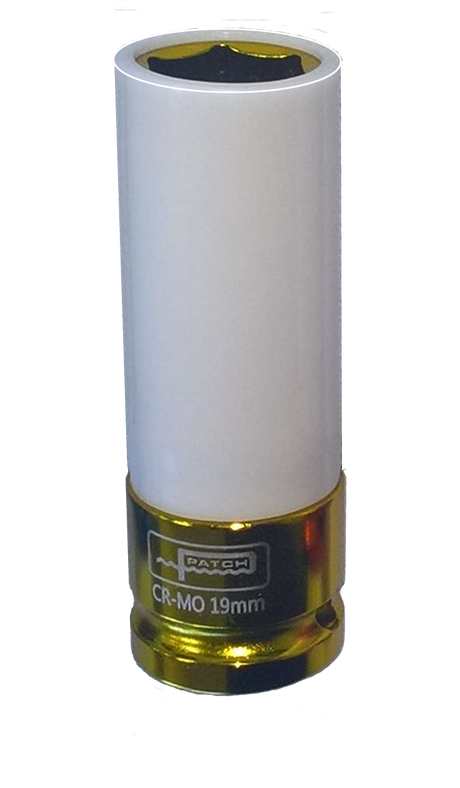19Mm X 1/2Dr Gold Imp Socket W/Sleeve Prtt