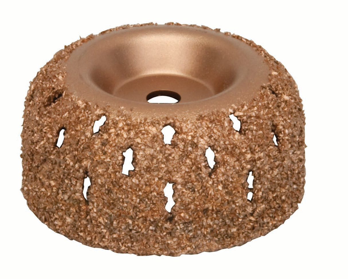 3 In Ventilated Cup Rasp, 36 Grit