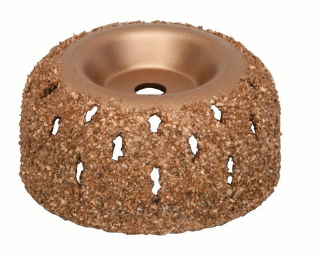 3 In Ventilated Cup Rasp, 36 Grit