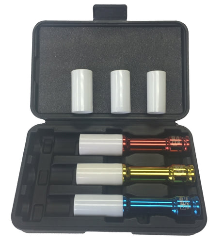 6Pc Long Reach Thin Wall Skt Set W/Sleeve Prtt