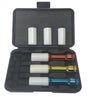 6Pc Long Reach Thin Wall Skt Set W/Sleeve Prtt