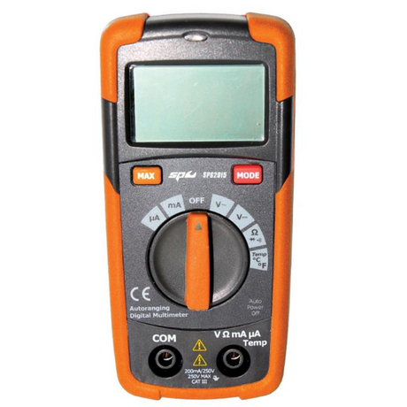 Digital Multimeter / Thermometer - Sp Tools