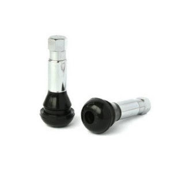 Tr414 Chrome Sleeve Rubber Snap In T/L V