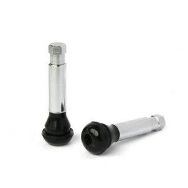 Tr418 Chrome Sleeve Rubber Snap In T/L V