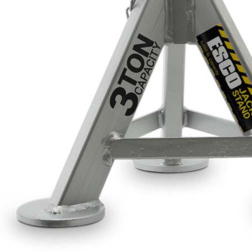 Esco 3 Ton Jack Axle Stand with Rubber Pad (Single)