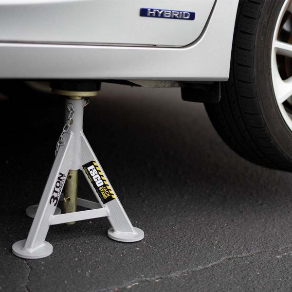 Esco 3 Ton Jack Axle Stand with Rubber Pad (Single)