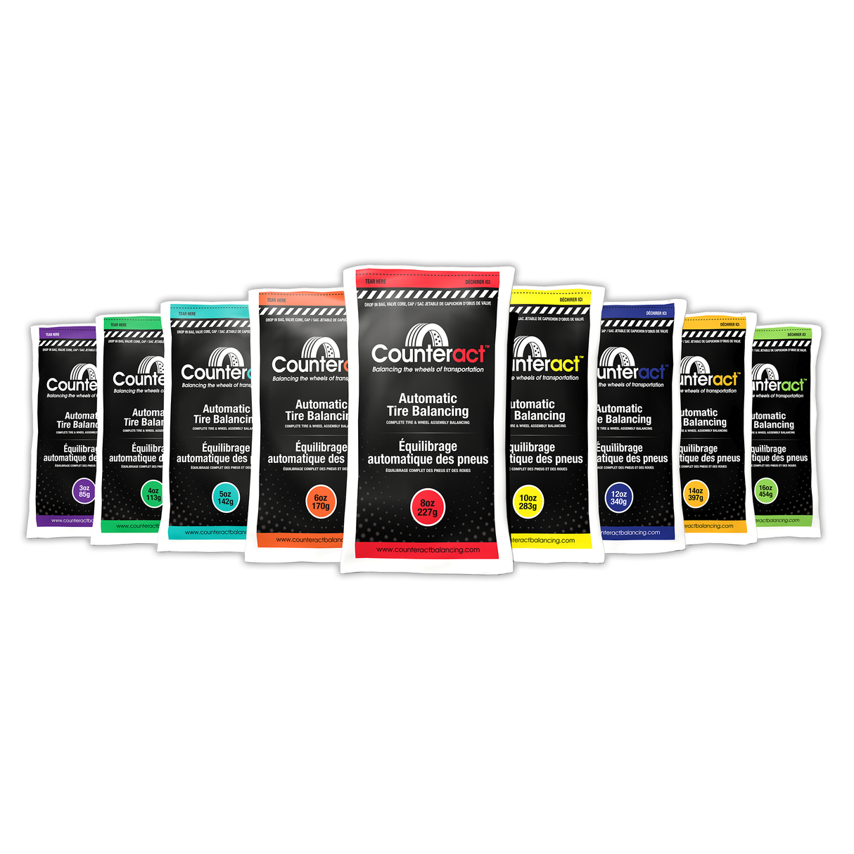 Counteract Balancing Beads - Environmentally Friendly Wheel Balancing Solution