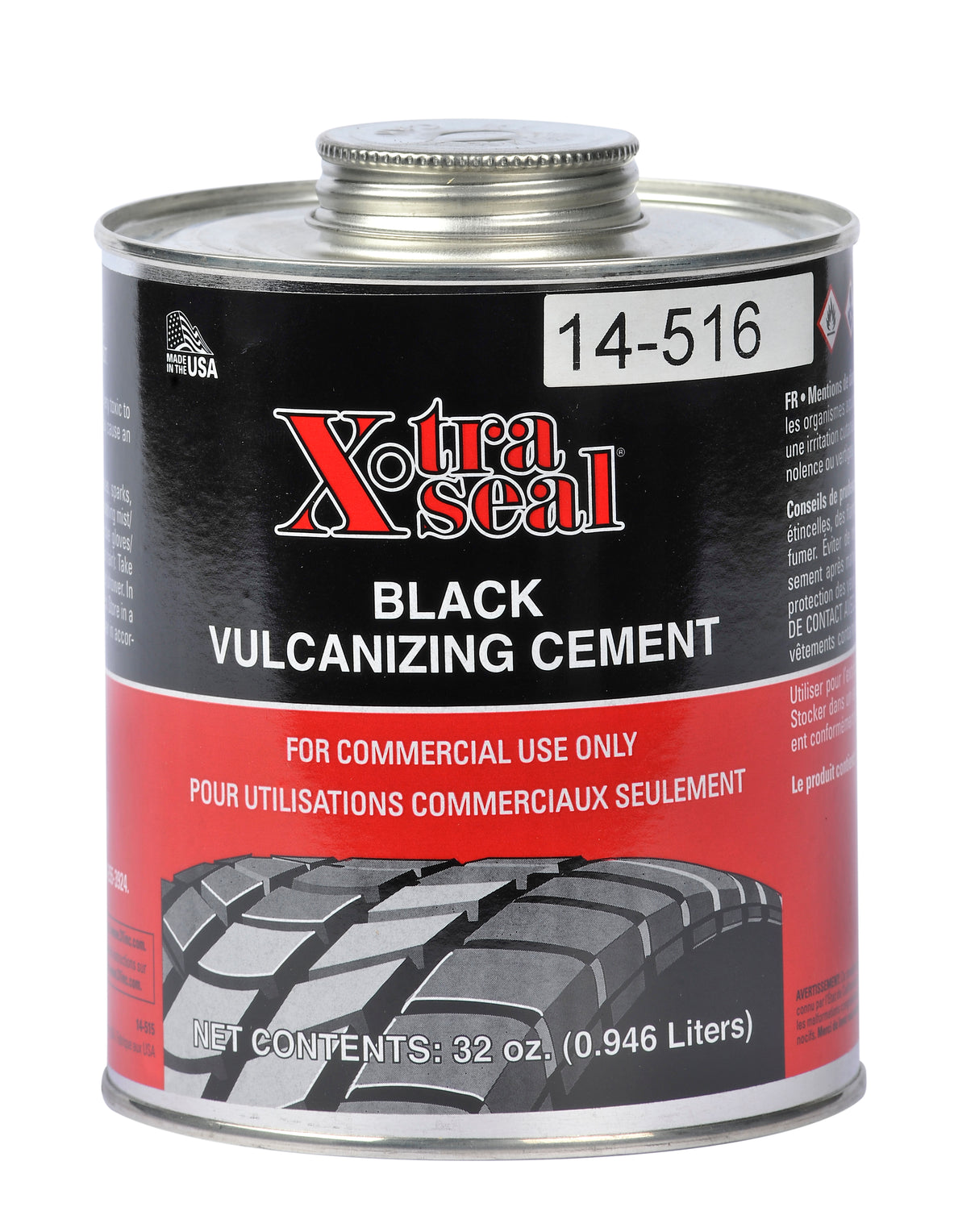 Xtraseal Heavy Duty Black Retreader’s Cement (946ml)
