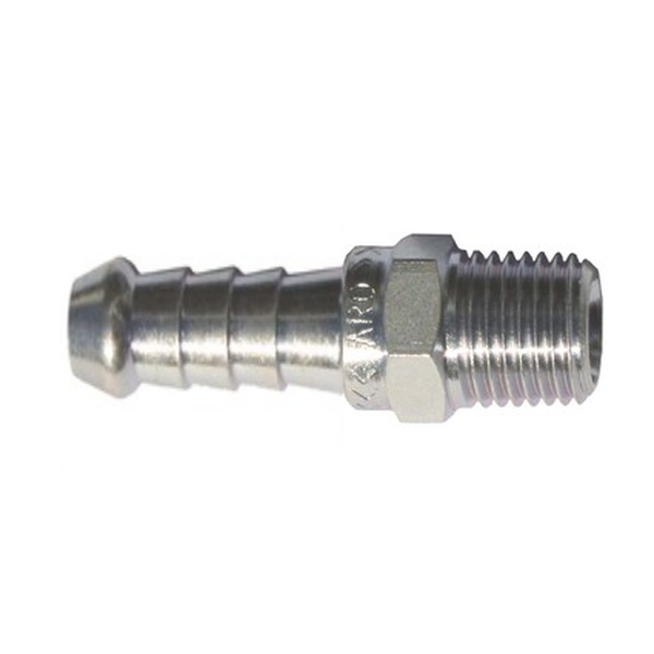 10mm Hose Barb to 1/4" BSP Thread Male