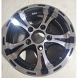 13"X 6" Alloy Black Rim 5 X 4.5" (114.3Mm) 1000Kg. 0P Offset