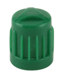 Valve Cap - Green Plastic (100)