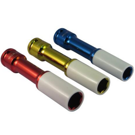 19Mm X 1/2Dr 150Mm Long Impact Socket W/Sleeve