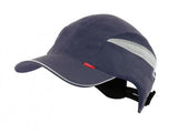 Safety Bump Cap Long Peak - Navy Blue