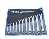 11Pc Ring And Open End Spanner Set Imperial Sp Tools