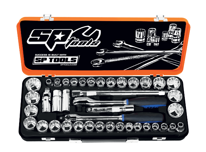 1/2 Socket Set 41Pmetric 12Pt Sptools