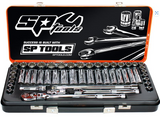 3/8Dr 6Pt &12Pt 51Pc Socket Set Metric Sae Sp Tools