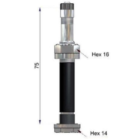 83Ms Extended Merc Truck Valve (W1338)