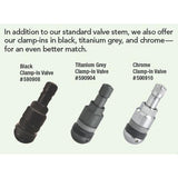 Black Clamp-In Tpms Valve Sens.It