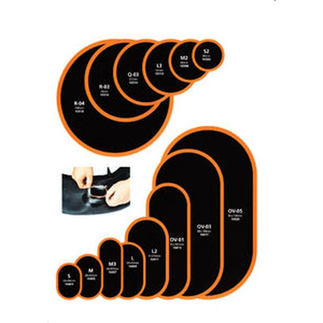 Earth L3 Tube Patch, 30Pc 52Mm Round(10314)