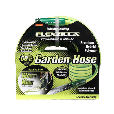 Flexzilla 5/8" X 50ft Water Hose - Heavy Duty, Lightweight, Drinking Water Safe