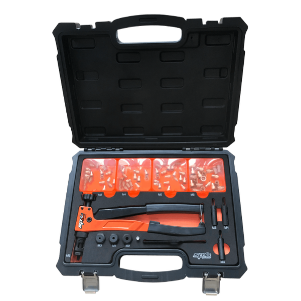 Nut Riveter Set - Lever Type - 90Pc Sp Tools