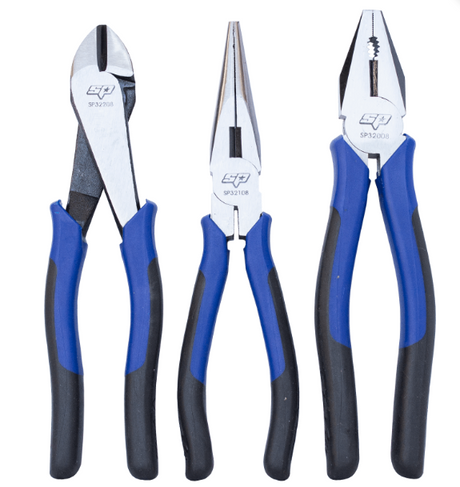Plier/Cutter Set 3Pc 200Mm Sp Tools