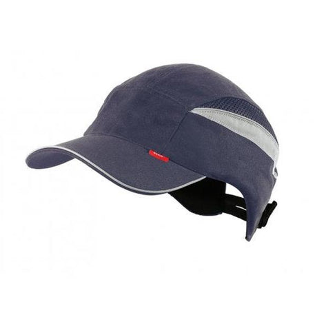 Safety Bump Cap Long Peak - Navy Blue