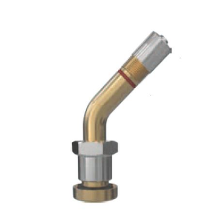 Truck Tpms Valve 45' Bend 56Mm Brass - Italy