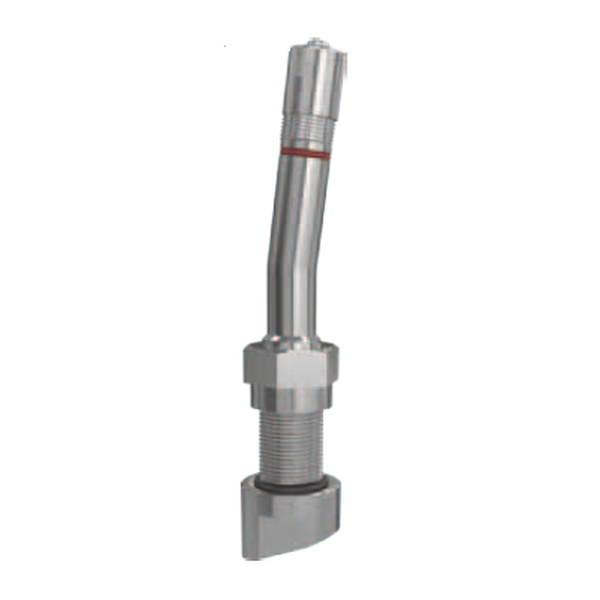 Truck Tpms Valve 7' Bend 75Mm Nickel Plated - Italy
