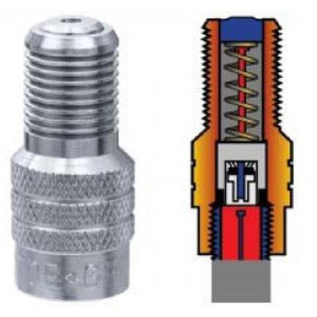 Valve Cap - Double Seal Inflate Thru Sold Singly (100)