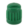Valve Cap - Green Plastic (100)